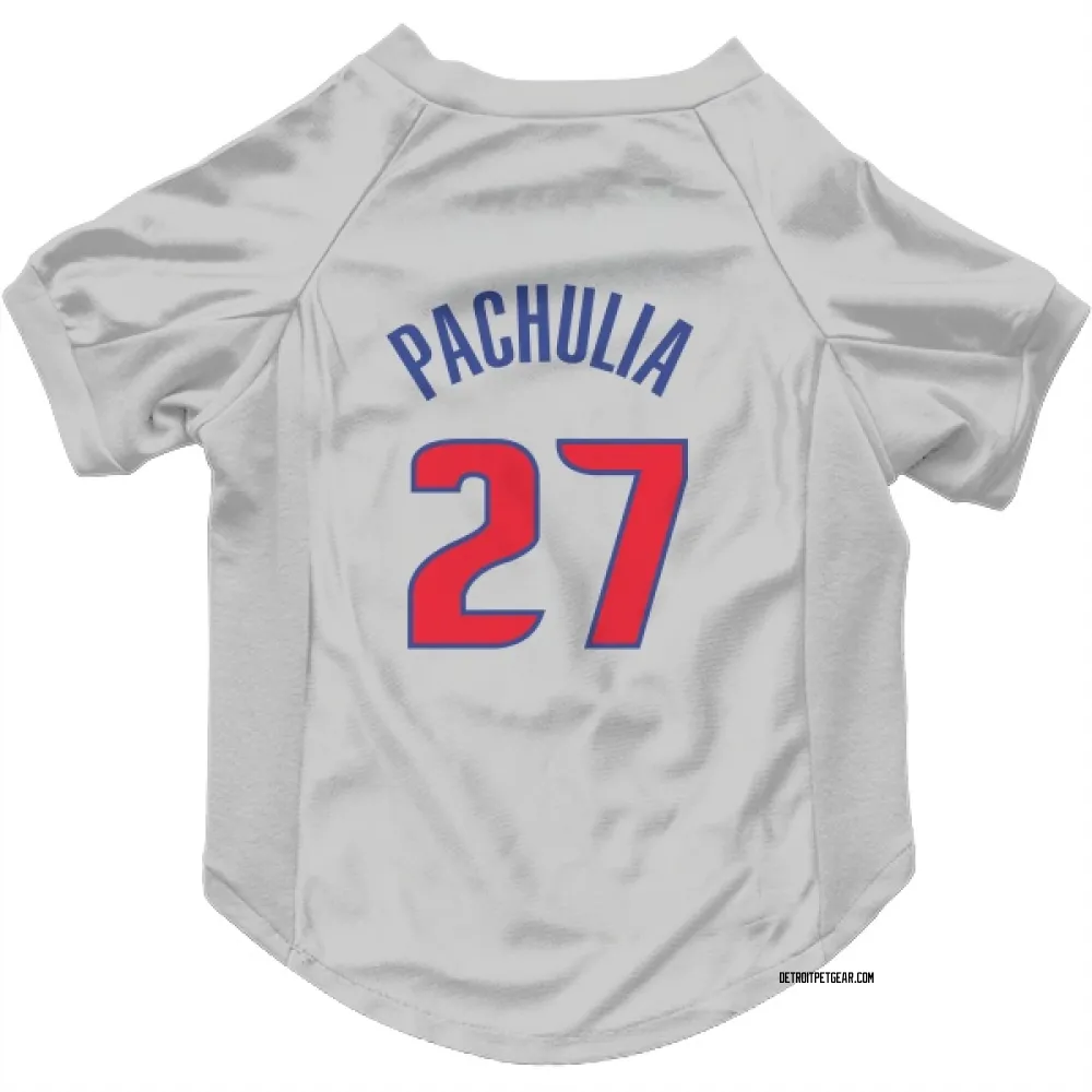 Detroit Pistons Zaza Pachulia White Pet Jersey for Dog & Cat